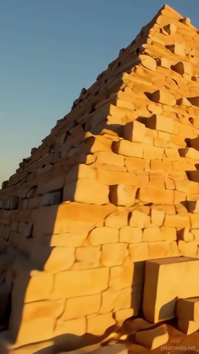 Bent Pyramid at Dahshur - Ancient Civilizations AI stock